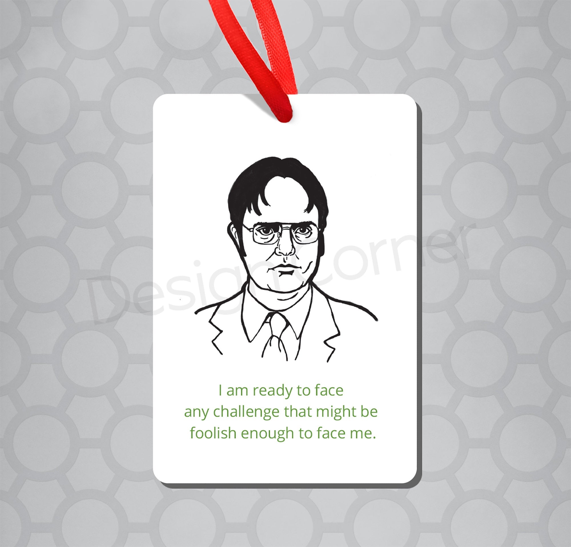 The Office Dwight Challenge Magnet and Ornament