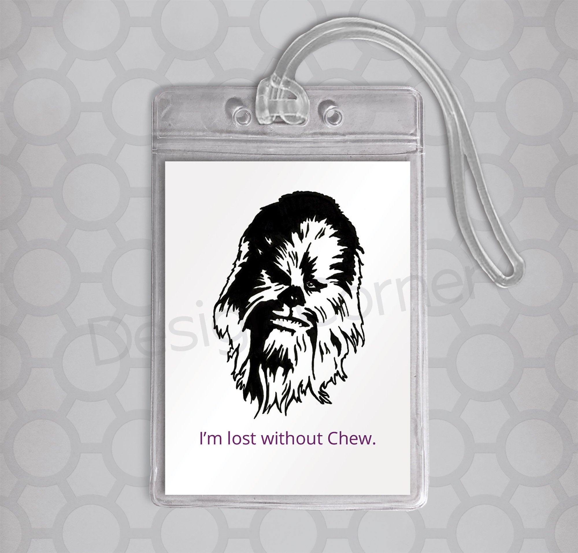 Star Wars Chewbacca Luggage Tag