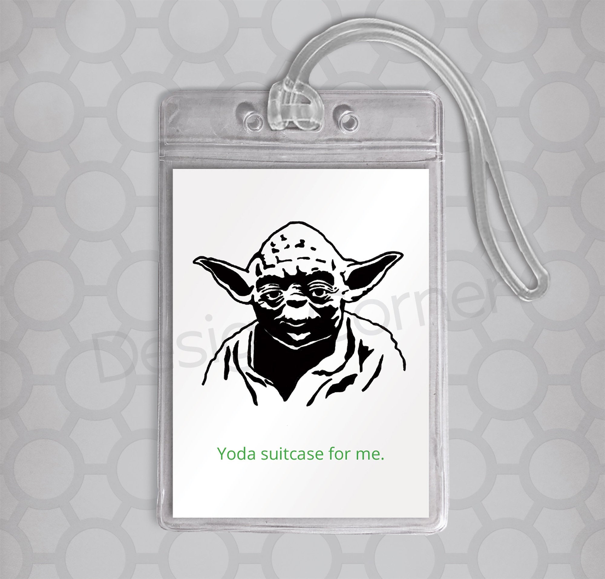 Star Wars Yoda Luggage Tag
