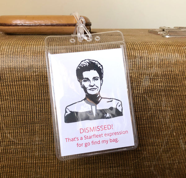 Star Trek Janeway Luggage Tag