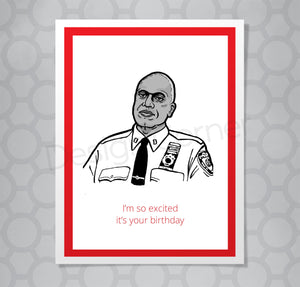 Brooklyn Nine Nine Captain Holt Birthday Card