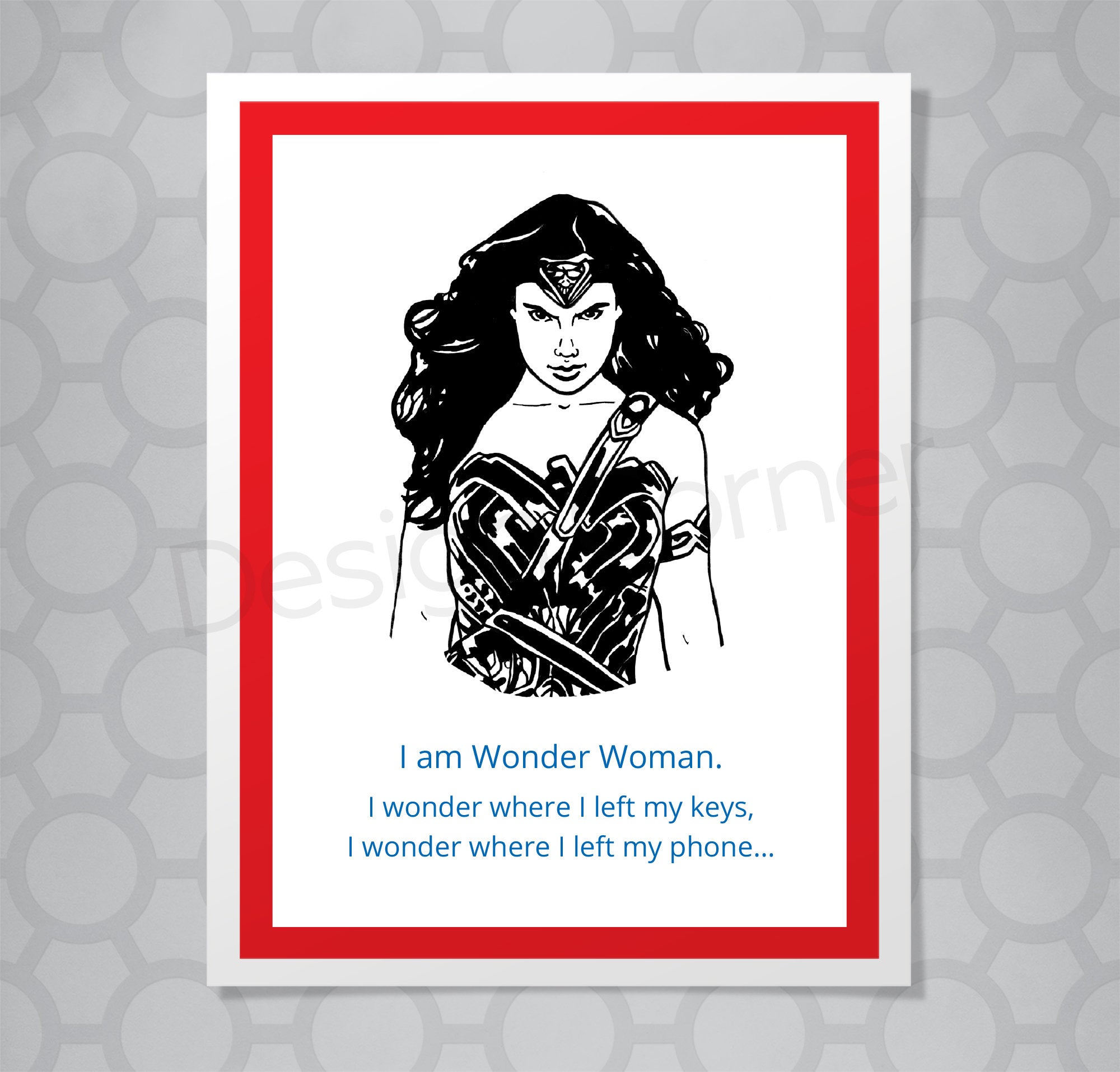 Wonder Woman Where is Card
