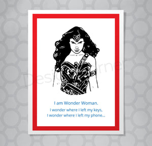 Wonder Woman Where is Card