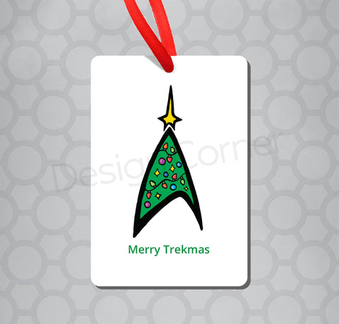 Star Trek Merry Trekmas Magnet and Ornament