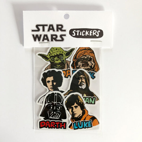 Star Wars Die Cut Sticker 6 Pack No 1