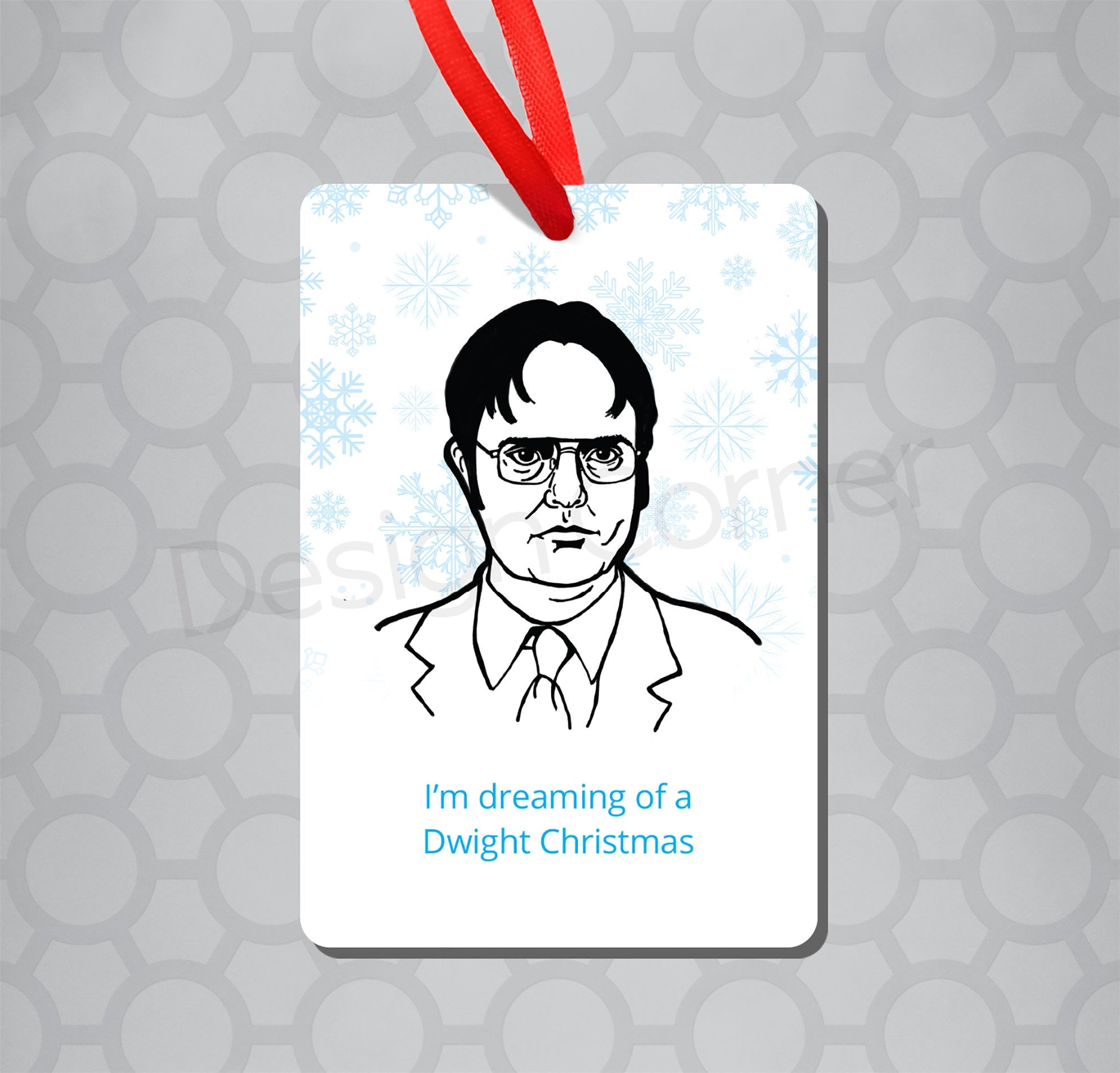 The Office Dwight Christmas Magnet and Ornament