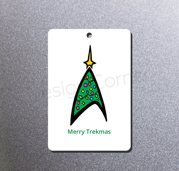 Star Trek Merry Trekmas Magnet and Ornament
