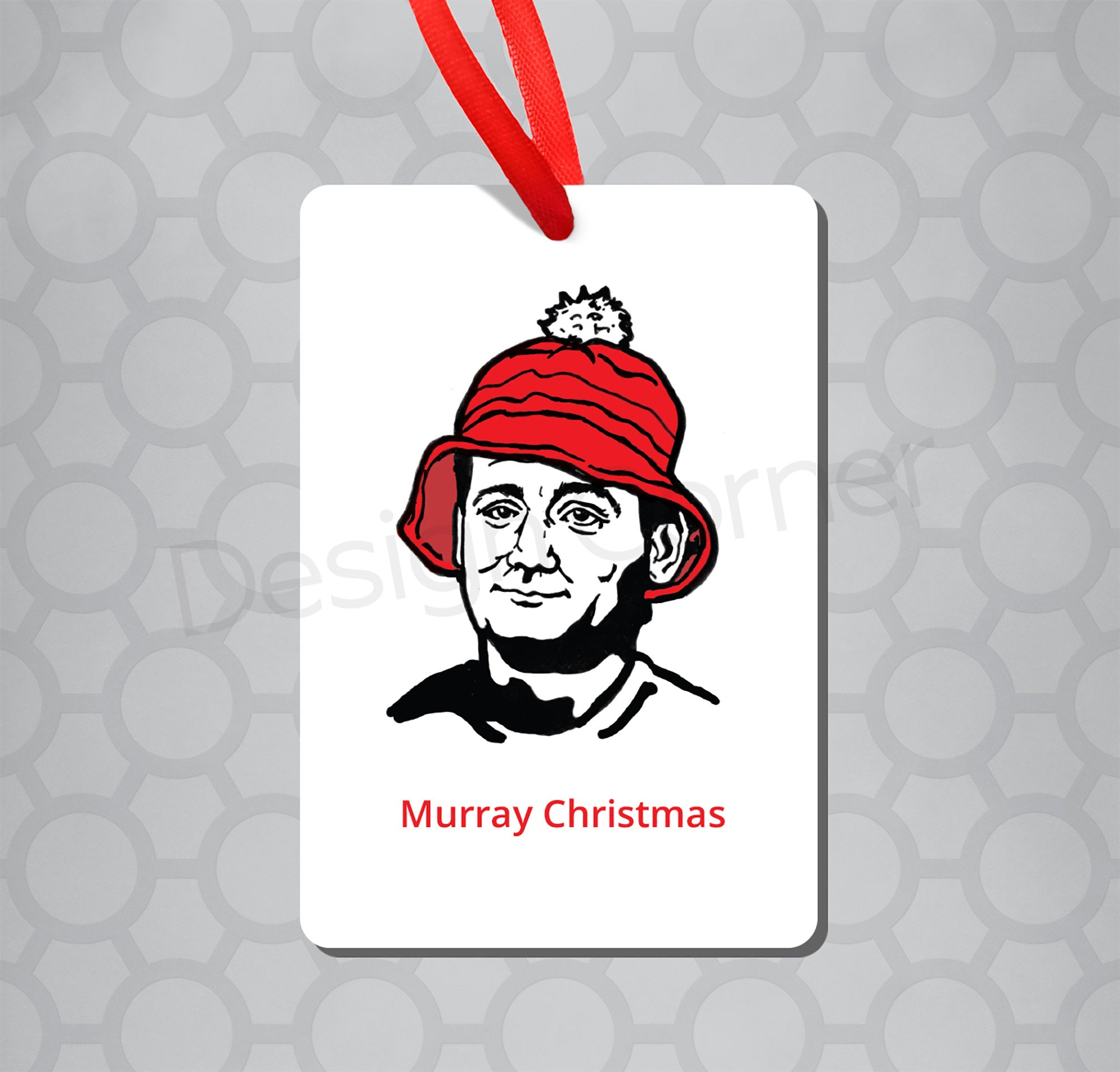 Murray Christmas Pun Magnet and Ornament