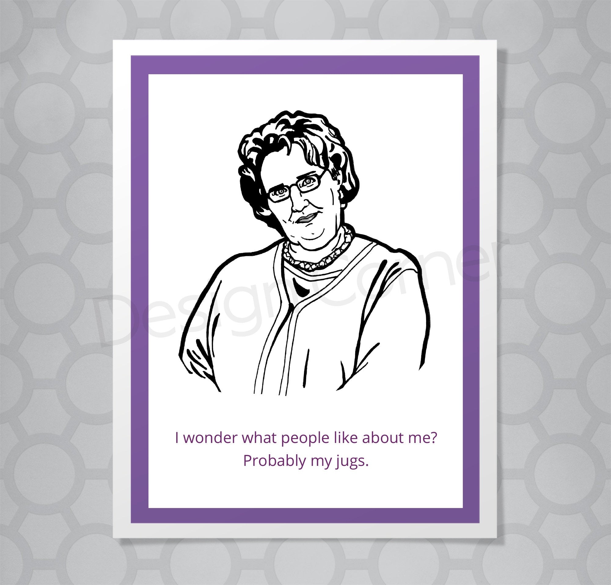 The Office Phyllis Jugs Card
