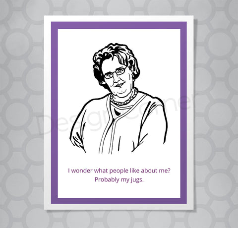 The Office Phyllis Jugs Card