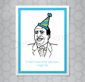 The Office Stanley Cake Card