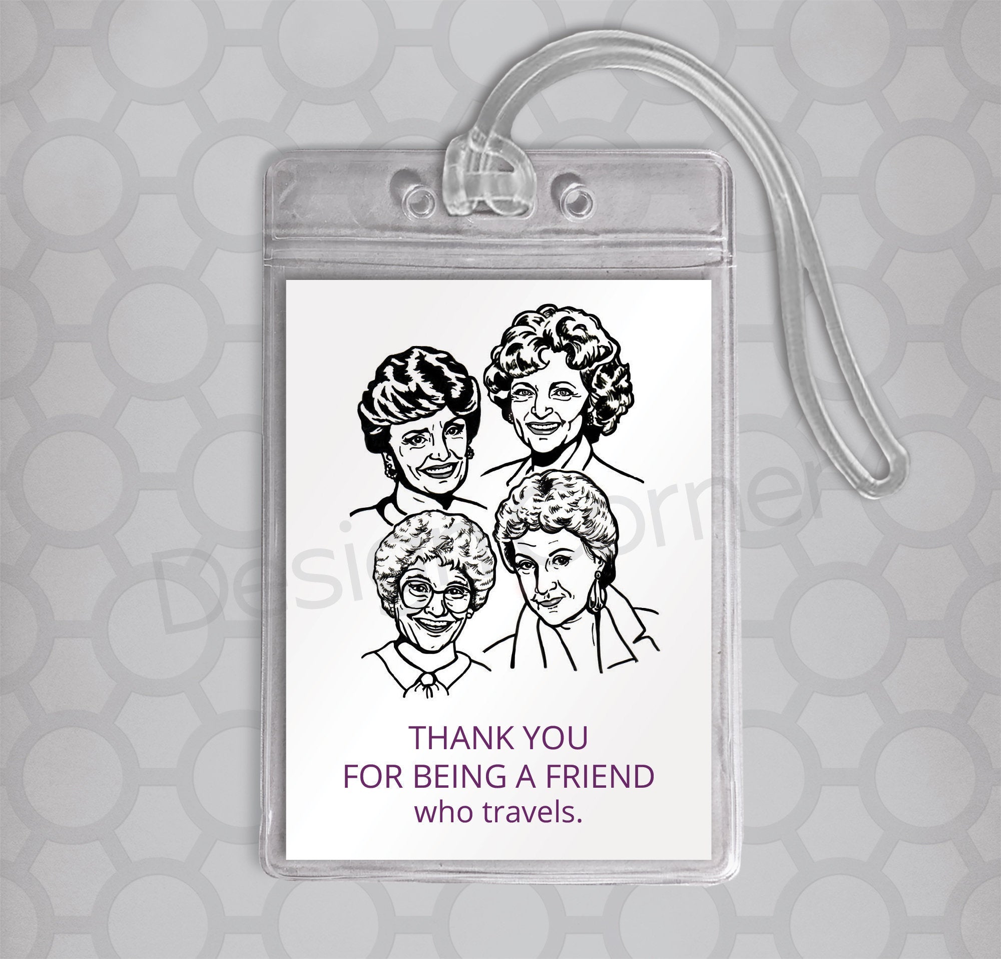 Golden Girls Luggage Tag