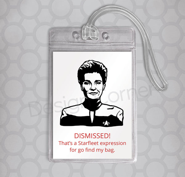 Star Trek Janeway Luggage Tag