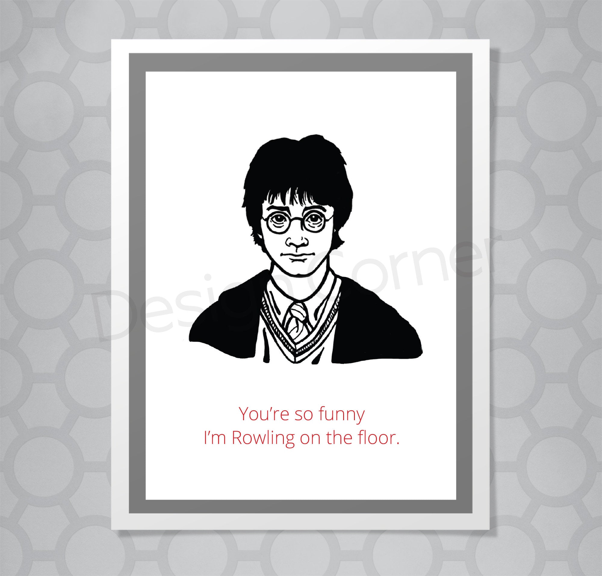 Harry Potter Rowling Card