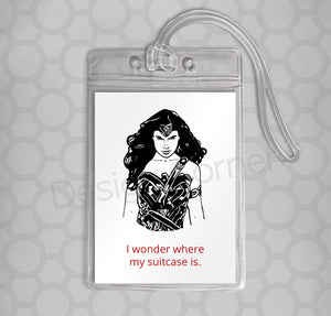 Marvel Wonder Woman Luggage Tag