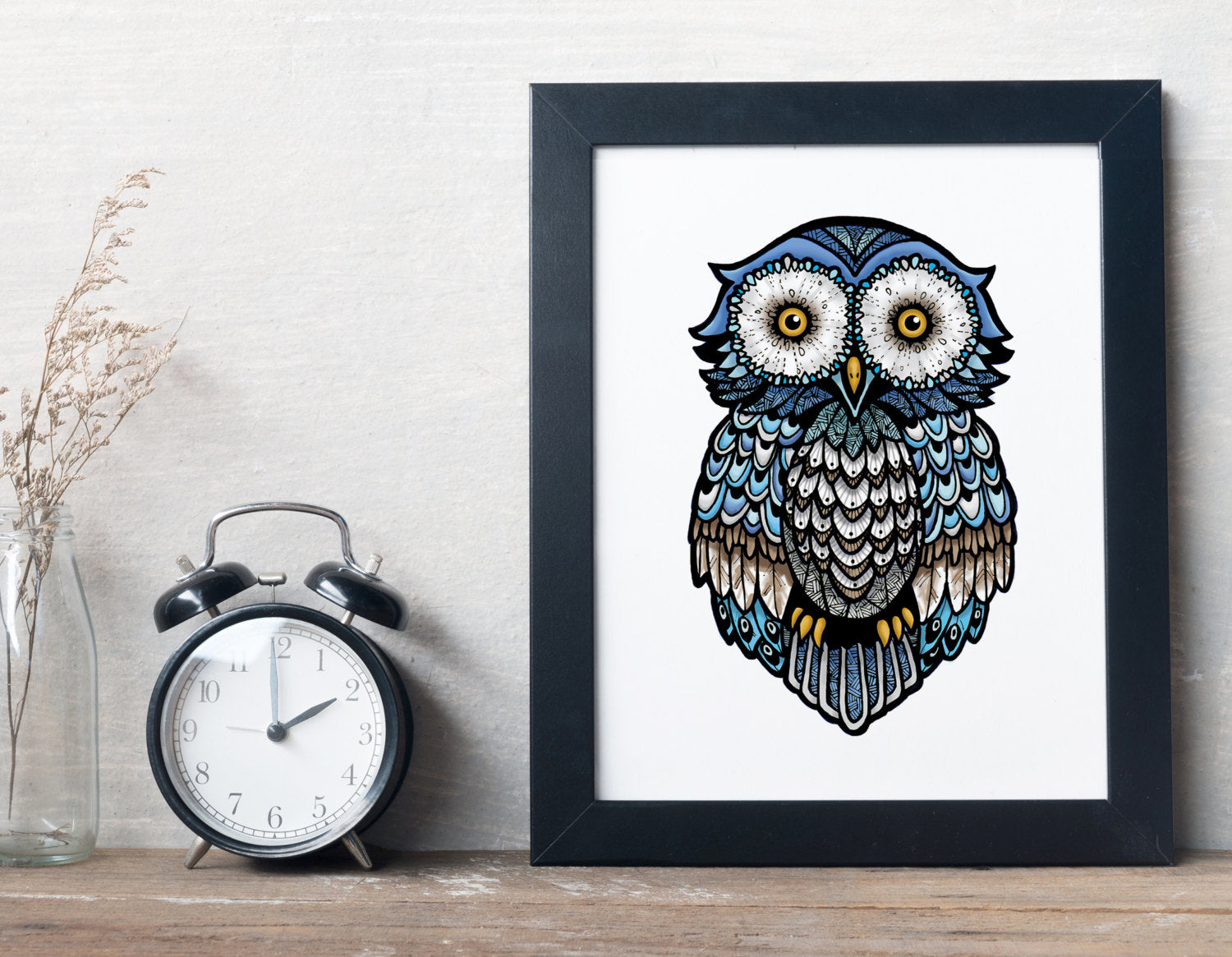 Graphic Owl Print