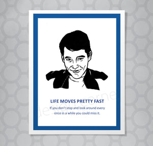 80s Ferris Bueller Card