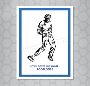 80s Footloose Zombie Card