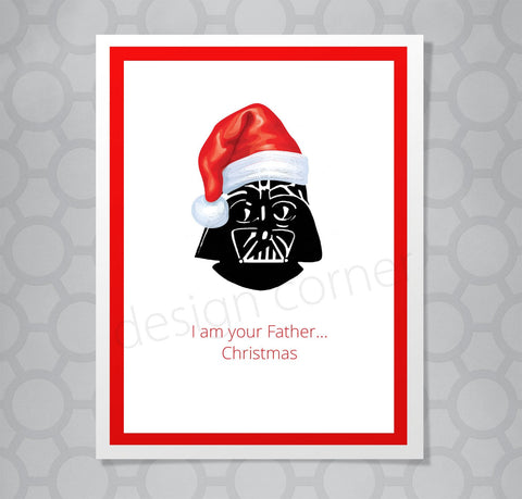 Star Wars Darth Vader Father Christmas Card