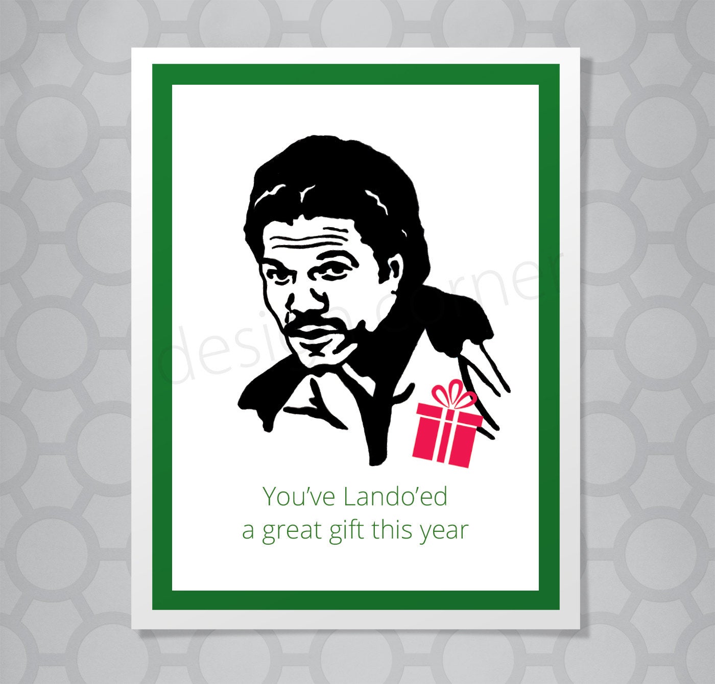 Star Wars Lando Christmas Card