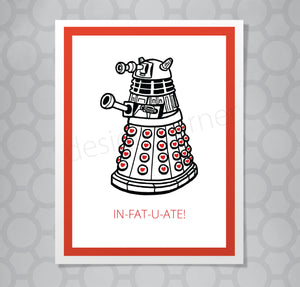 Doctor Who Dalek Love Card