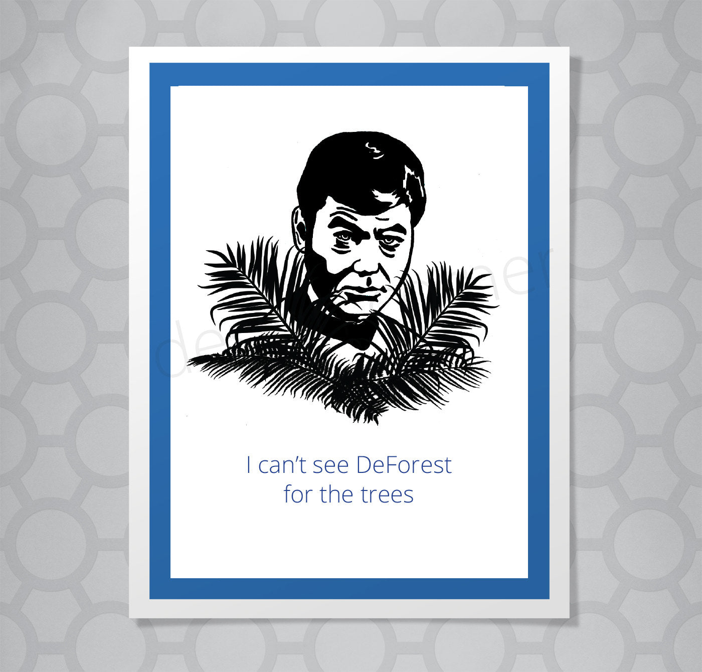 Star Trek Dr. McCoy Trees Card