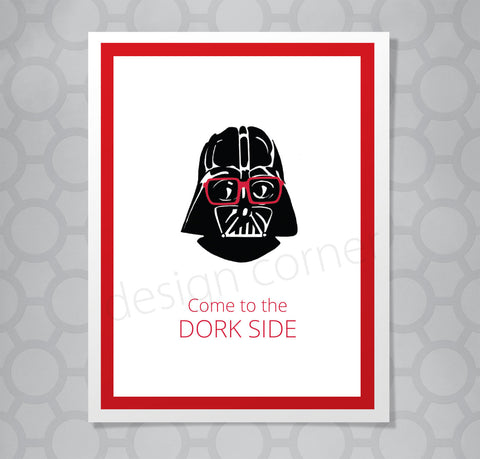 Star Wars Darth Vader Dork Card
