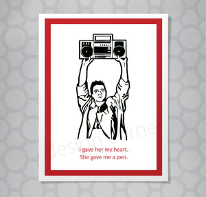 80s Say Anything Card