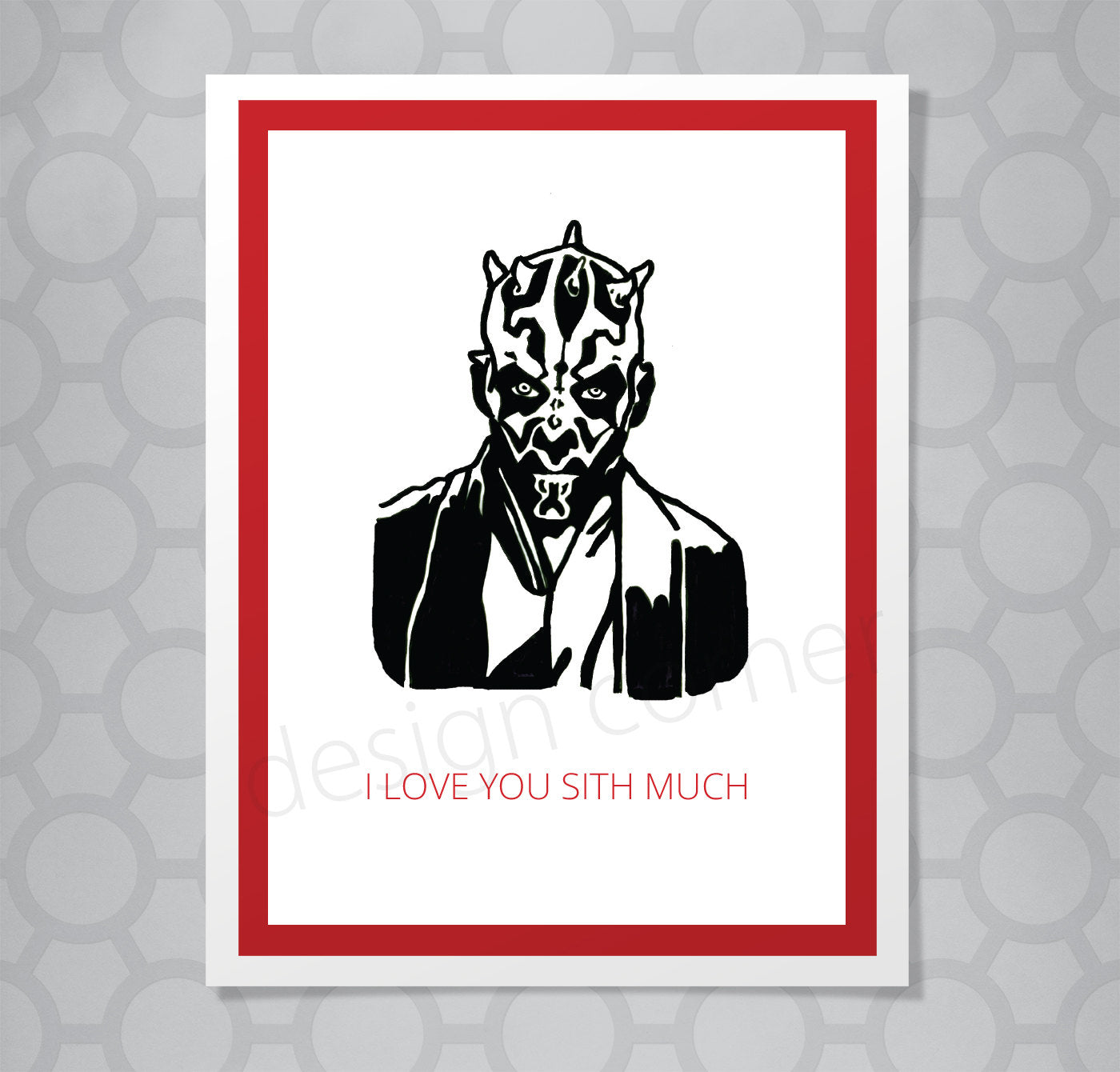 Star Wars Sith Love Card