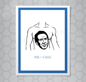 Nicholas Cage Pun Card