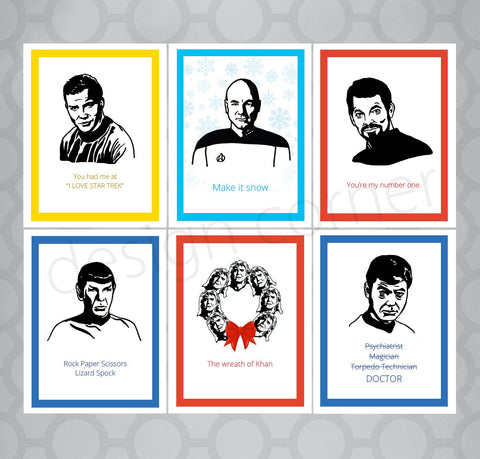 Star Trek Variety Cards - Set of 6 Savings